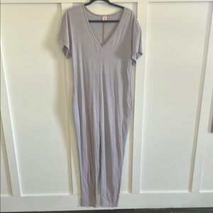 Smash + Tess lavender V-Neck Jumpsuit